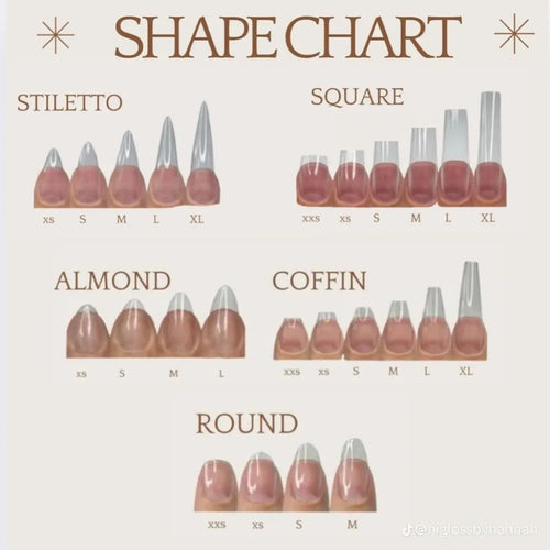 Gel Press-On Nails Set *One Color*